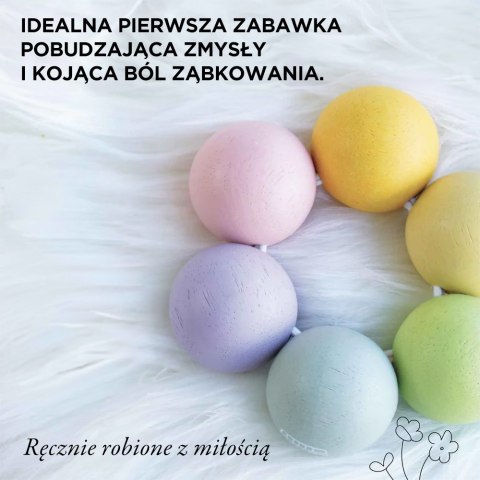 Drewniany gryzaczek zabawka dla małych dzieci, ulga w ząbkowaniu Le Toy Van Le Toy Van