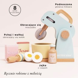 Drewniany mikser z akcesoriami, zabawka dla dzieci, gotowanie, Le Toy Van Le Toy Van