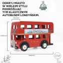 Drewniany piętrowy autobus, Londyn, zabawka dla dzieci, pojazd, Le Toy Van Le Toy Van