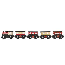 Drewniany pociąg Royal Express zestaw z wagonami zabawka, dzieci Le Toy Van Le Toy Van