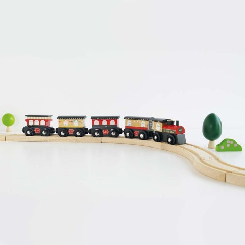 Drewniany pociąg Royal Express zestaw z wagonami zabawka, dzieci Le Toy Van Le Toy Van