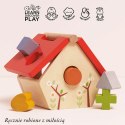 Drewniany sorter kształtów domek dla ptaków, zabawka edukacyjna, Le Toy Van Le Toy Van