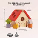 Drewniany sorter kształtów domek dla ptaków, zabawka edukacyjna, Le Toy Van Le Toy Van