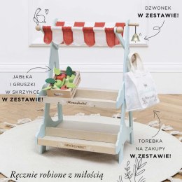 Drewniany stragan, zabawa w sklep supermarket zabawka dla dzieci Le Toy Van Le Toy Van