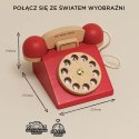 Drewniany telefon vintage, zabawka dla dzieci, odgrywanie ról, Le Toy Van Le Toy Van