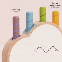 Tęczowa chmurka drewniana zabawka edukacyjna pierwsza gra dzieci Le Toy Van Le Toy Van