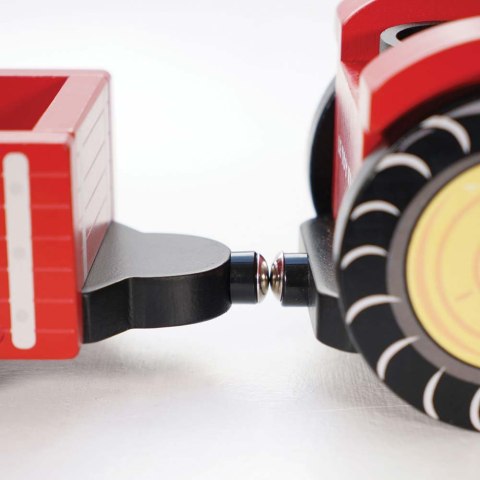 Traktor Drewniany z Przyczepą dla Dzieci Zabawka Le Toy Van Le Toy Van