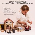 Traktor Drewniany z Przyczepą dla Dzieci Zabawka Le Toy Van Le Toy Van