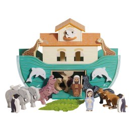 Wielka Arka Noego, zabawka dla dzieci, figurki statek zwierzątka Le Toy Van Le Toy Van