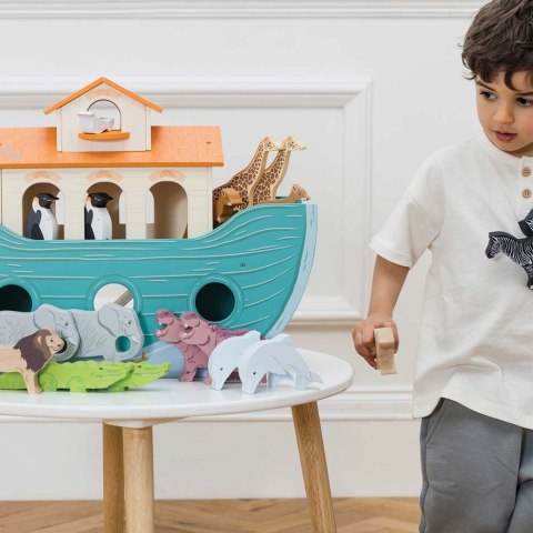 Wielka Arka Noego, zabawka dla dzieci, figurki statek zwierzątka Le Toy Van Le Toy Van