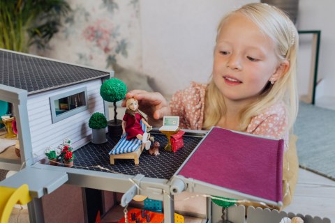 Zestaw kwiatów i roślin do domku dla lalek, wystrój wnętrza, zabawka Lundby MICKI