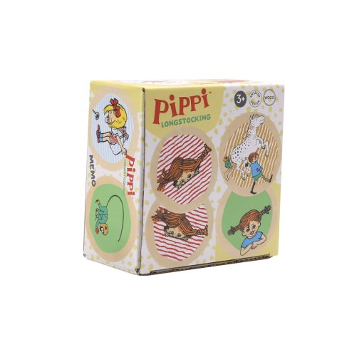 Drewniana gra edukacyjna memory dla dzieci zabawka zestaw Pippi Langstrumpf MICKI