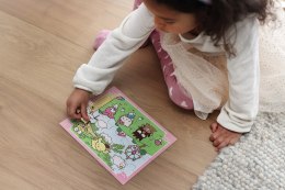 Drewniane puzzle Hello Kitty 20 szt edukacyjna zabawka dla dzieci układanka MICKI