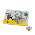 Drewniane puzzle Pippi Langstrumpf 15 szt. edukacyjna zabawka dla dzieci MICKI