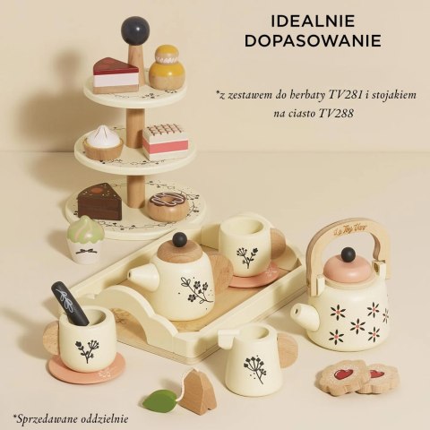 Drewniany czajniczek akcesoria kuchenne zabawka dzieci gotowanie Le Toy Van Le Toy Van