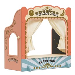 Drewniany teatr lalek zabawka dla dzieci pacynki odgrywanie ról Le Toy Van Le Toy Van