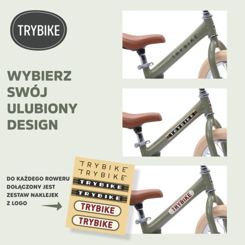 Pierwszy rower biegowy balansujący dziecięcy różowy dla dzieci Trybike CoandCo