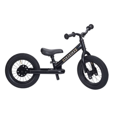 Pierwszy rowerek trójkołowy dziecięcy biegowy 2w1 czarny dla dzieci Trybike CoandCo