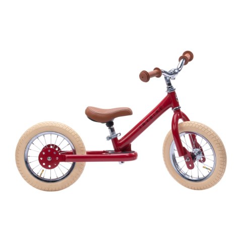 Pierwszy rowerek trójkołowy dziecięcy biegowy 2w1 czerwony matowy Trybike CoandCo