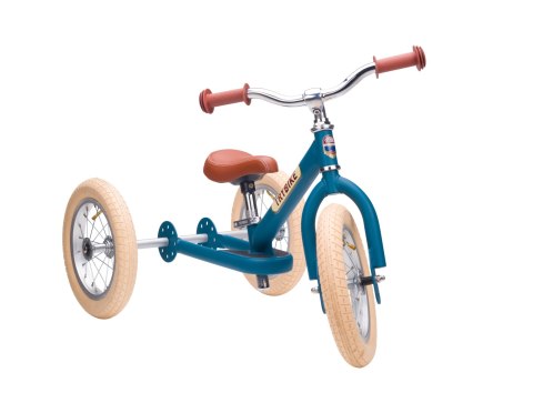 Pierwszy rowerek trójkołowy dziecięcy biegowy 2w1 niebieski balans Trybike CoandCo