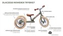 Pierwszy rowerek trójkołowy dziecięcy biegowy 2w1 szary matowy Trybike CoandCo