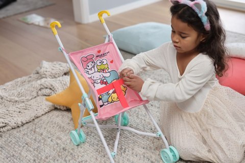 Wózek dla lalek Hello Kitty i przyjaciele spacerówka zabawka dla dzieci lalki MICKI