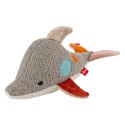 Pierwsza przytulanka Delfin 33cm patchworkowa zabawka dla dzieci sigikid Sigikid