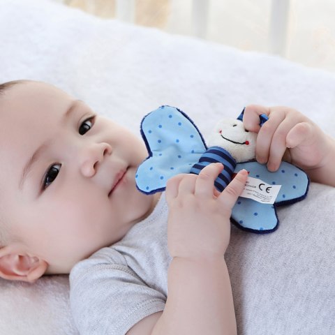 Pierwsza przytulanka Motyl niebieski szeleścik dla dzieci maskotka sigikid Sigikid