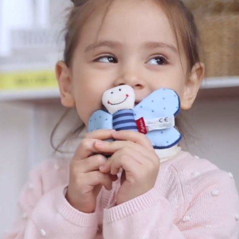 Pierwsza przytulanka Motyl niebieski szeleścik dla dzieci maskotka sigikid Sigikid
