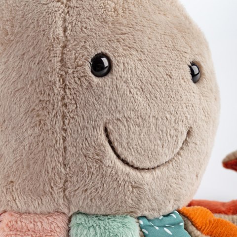 Pierwsza przytulanka Ośmiornica 26cm patchwork maskotka zabawka sigikid Sigikid