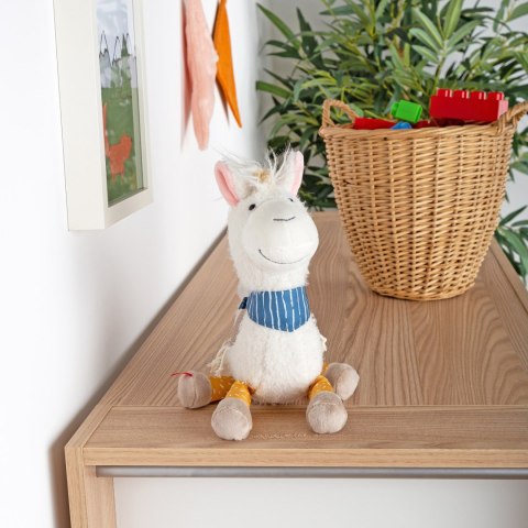 Pierwsza przytulanka patchworkowa Lama 29cm maskotka dla dzieci sigikid Sigikid
