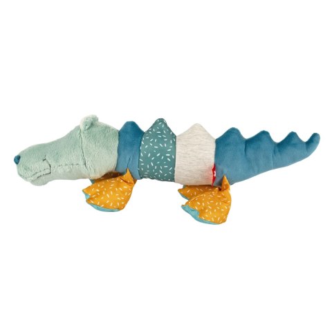 Pierwsza przytulanka pluszowy Krokodyl 43cm patchworkowa maskotka sigikid Sigikid
