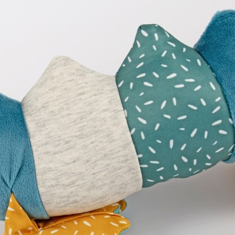 Pierwsza przytulanka pluszowy Krokodyl 43cm patchworkowa maskotka sigikid Sigikid
