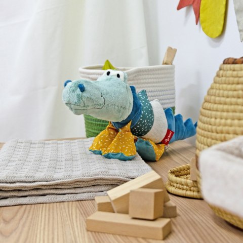 Pierwsza przytulanka pluszowy Krokodyl 43cm patchworkowa maskotka sigikid Sigikid