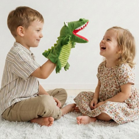 Pluszowa pacynka Krokodyl maskotka teatrzyk zabawka dla dzieci sigikid Sigikid