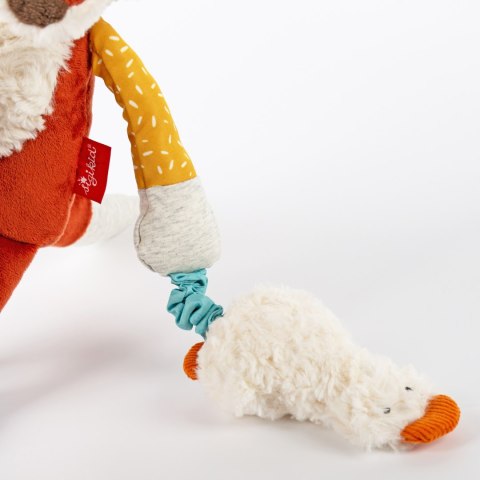 Zabawka rozwojowa Lisek 32cm szeleścik grzechotka gryzaczek dzieci sigikid Sigikid