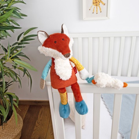 Zabawka rozwojowa Lisek 32cm szeleścik grzechotka gryzaczek dzieci sigikid Sigikid