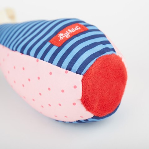 Zestaw miękkie kręgle dla dzieci zabawka rozwojowa patchwork gra sigikid Sigikid
