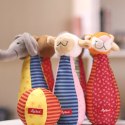 Zestaw miękkie kręgle dla dzieci zabawka rozwojowa patchwork gra sigikid Sigikid