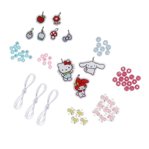 Bransoletka Hello Kitty - kreatywny zestaw do tworzenia biżuterii DIY MICKI