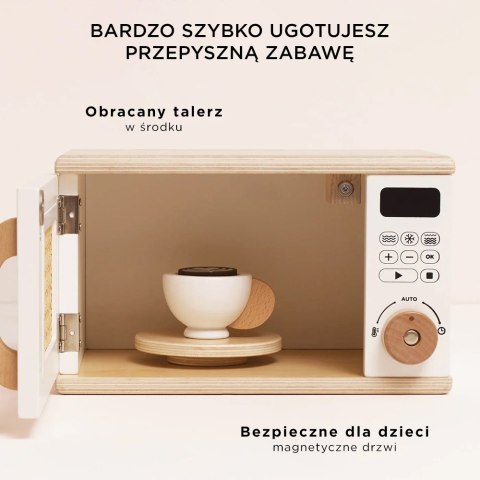 Drewniana kuchenka mikrofalowa dla dzieci, zabawa w gotowanie Le Toy Van Le Toy Van