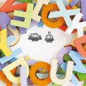 Drewniane literki, zabawka układanka edukacyjna nauka dla dzieci Le Toy Van Le Toy Van