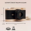 Drewniany aparat fotograficzny retro z kalejdoskopem, zabawka, Le Toy Van Le Toy Van