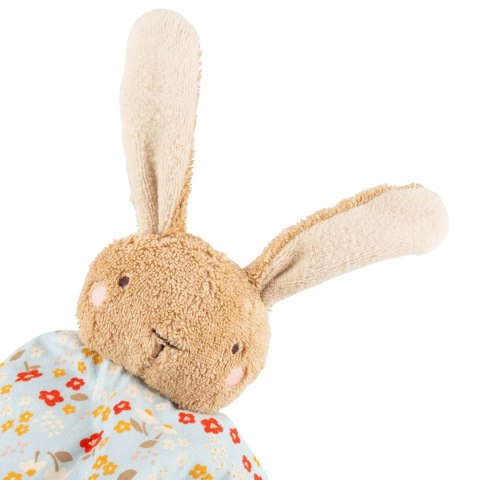 Pierwsza przytulanka komforter bawełniany Króliczek niebieski 32 cm sigikid Sigikid