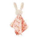 Pierwsza przytulanka komforter bawełniany Króliczek różowy 32 cm sigikid Sigikid