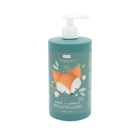 Płyn do kąpieli i szampon 2w1 SASSi 500 ml Lisek