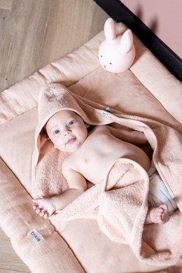 Ręcznik kąpielowy z kapturem 75x75cm - Aura Królik Trixie Baby