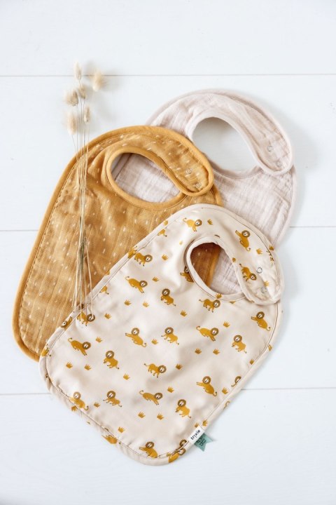 Zestaw śliniaków 3-pack - Lively Lion Trixie Baby