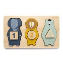 Drewniane Puzzle Edukacyjne - Nauka Liczenia Trixie Baby