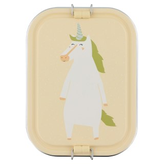 Duży stalowy lunch box - Jednorożec Trixie Baby